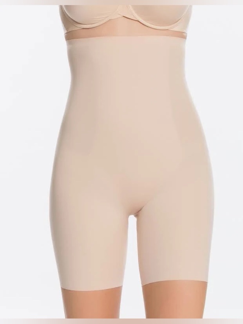 NWT Spanx High-Waisted Mid-Thigh Short Size L